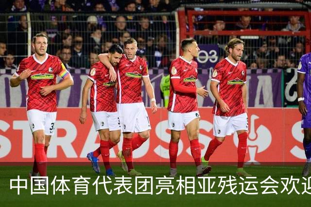 中国体育代表团亮相亚残运会欢迎仪式
